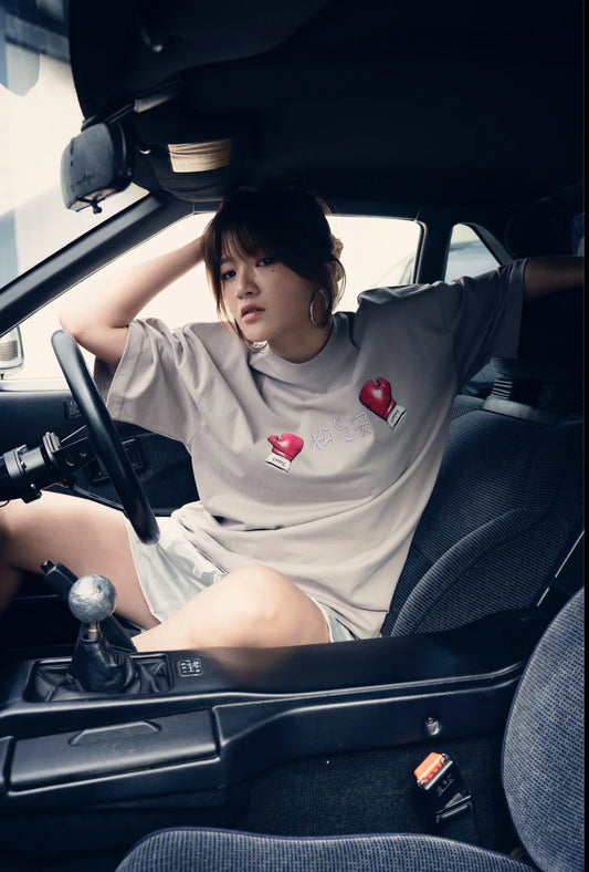 松島安 x Conjure Tee / Beige