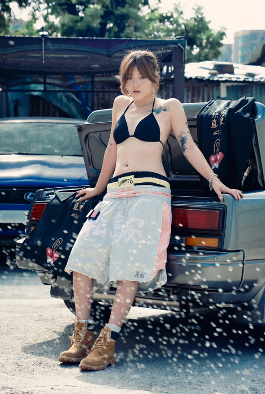 松島安 x Conjure「扑性褲」Boxing Shorts / Grey