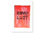 Yuman Ng. “LOVE LUST” Art Print, 2025