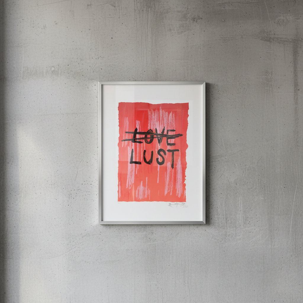 Yuman Ng. “LOVE LUST” Art Print, 2025