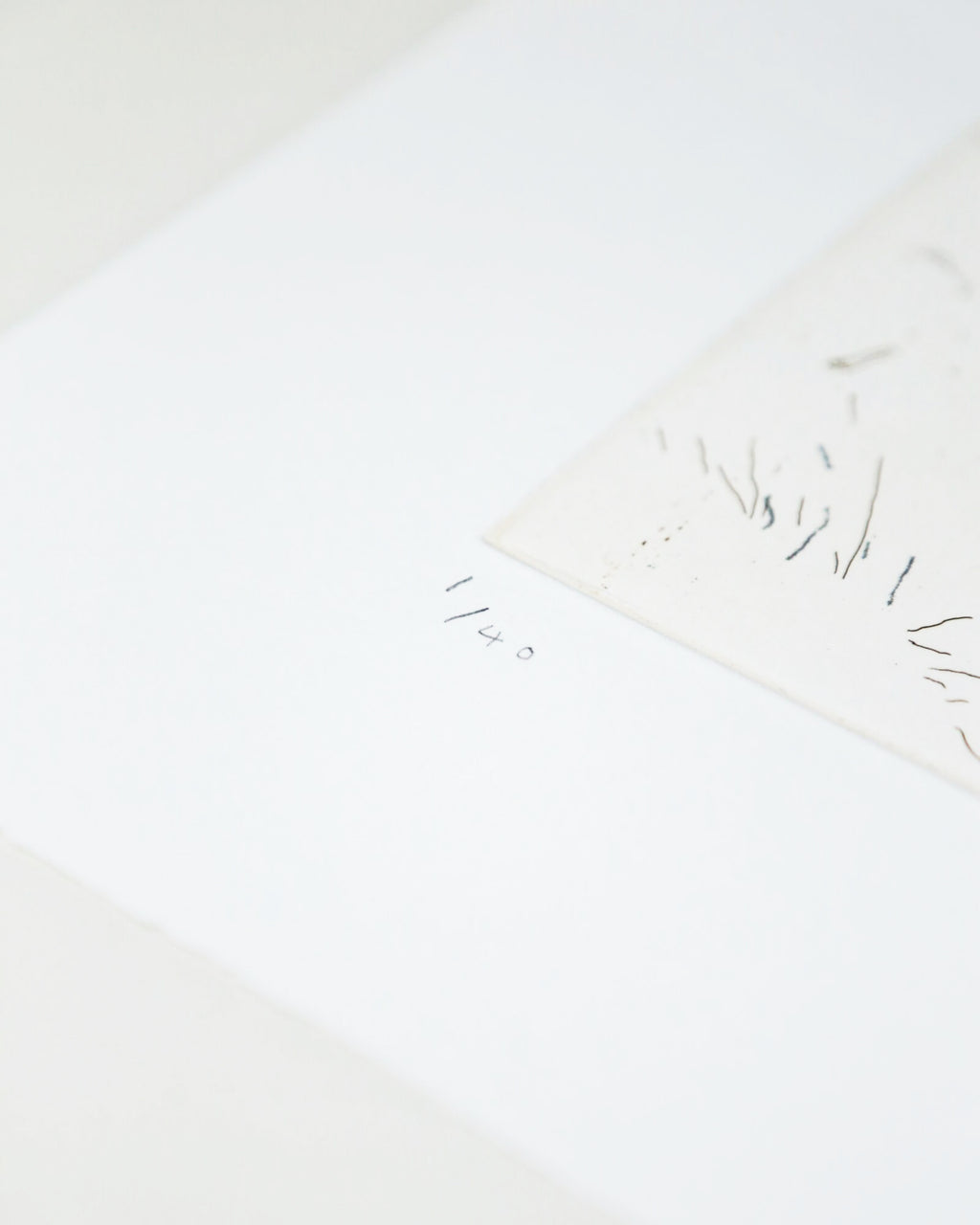 CHRIS HUEN.  Joel, Tess and Balltsz Etching print, 2022