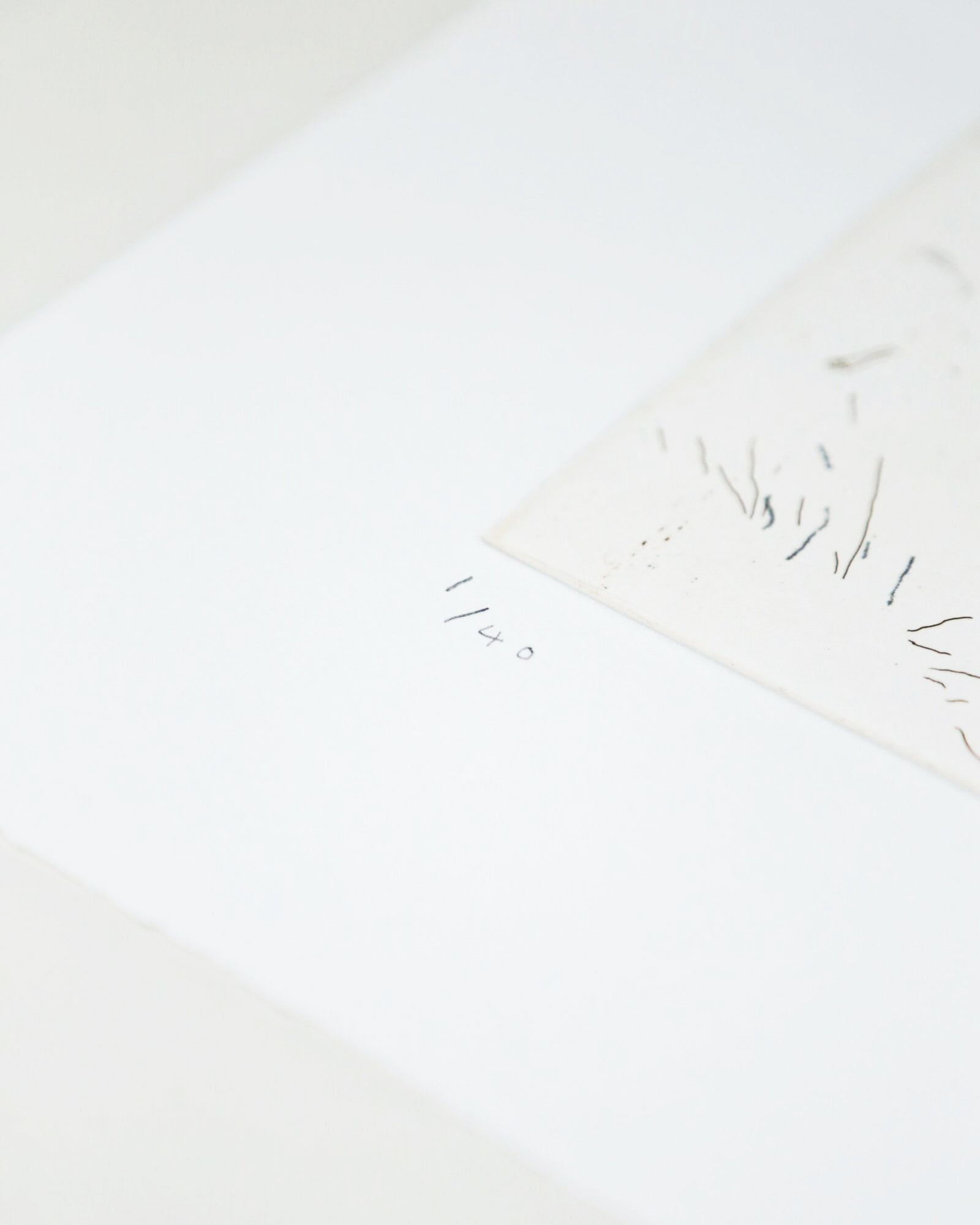 CHRIS HUEN.  Joel, Tess and Balltsz Etching print, 2022