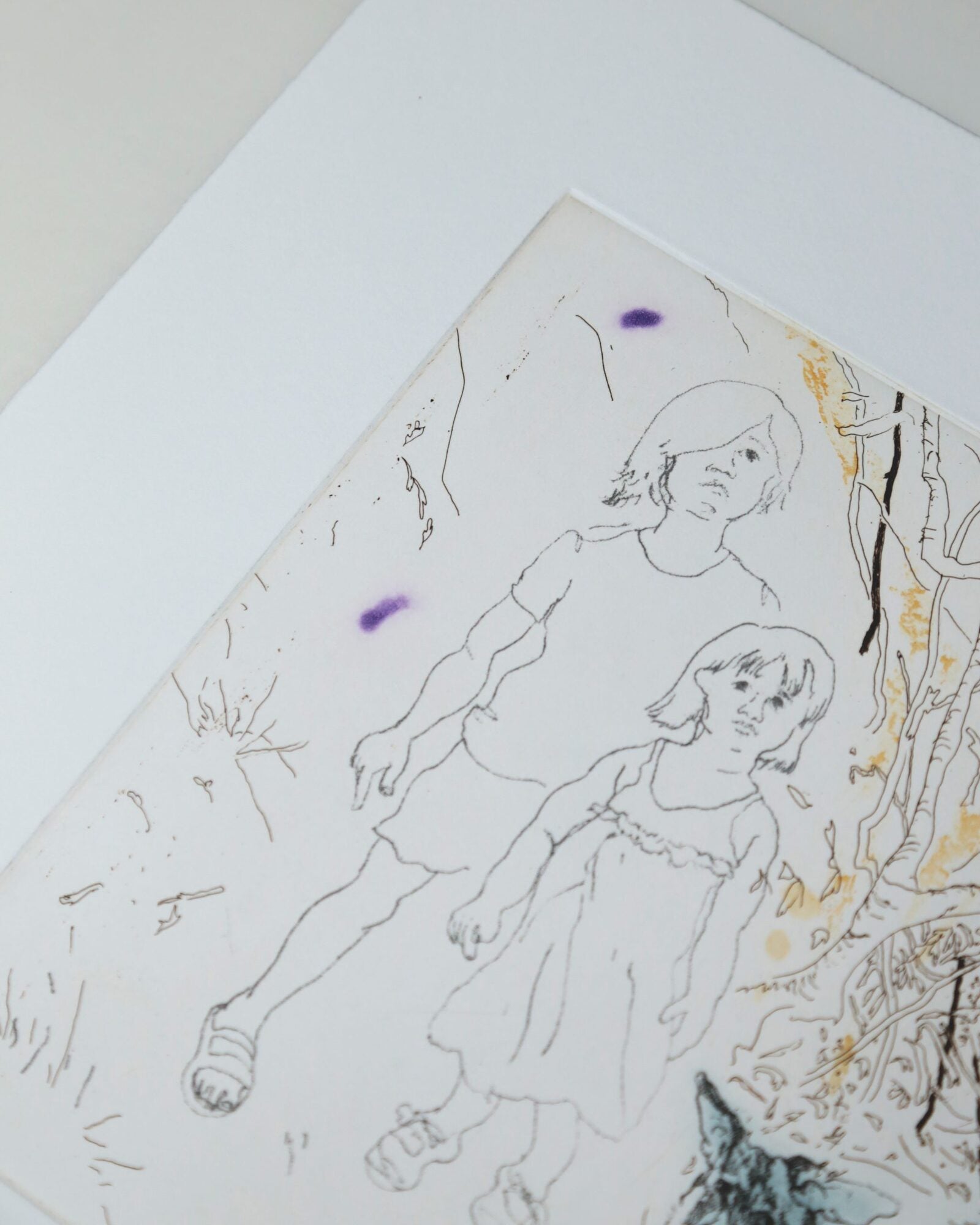 CHRIS HUEN (b. 1991) Joel, Tess and Balltsz Etching print_007