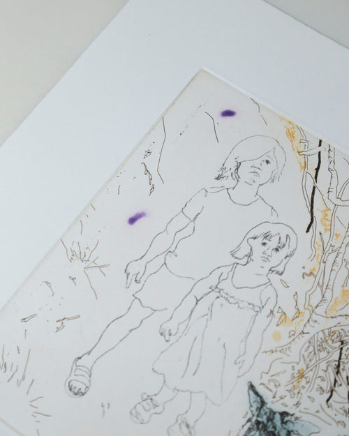 CHRIS HUEN (b. 1991) Joel, Tess and Balltsz Etching print_007