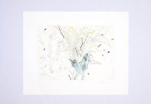 CHRIS HUEN (b. 1991) Joel, Tess and Balltsz Etching print_009