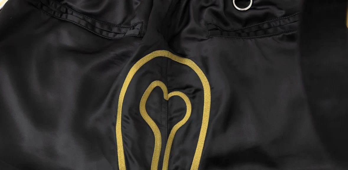 松島安 x Conjure「扑性褲」Boxing Shorts / Black