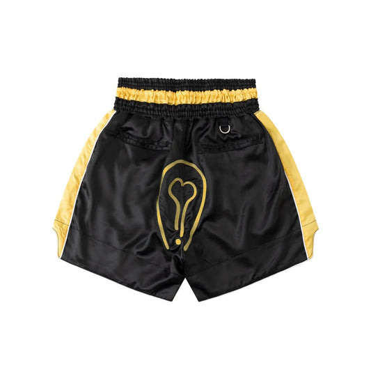 松島安 x Conjure「扑性褲」Boxing Shorts / Black