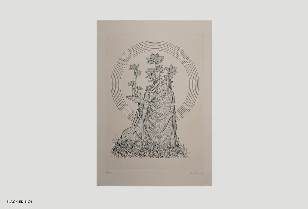 Kristopher Ho. Etching Print ‘The Peace III’, 2023 / BLACK
