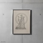 Kristopher Ho. Etching Print ‘The Peace III’, 2023 / BLACK