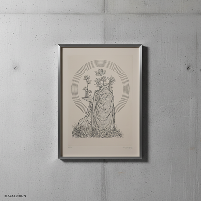 Kristopher Ho. Etching Print ‘The Peace III’, 2023 / BLACK
