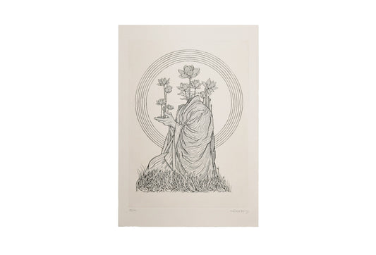 Kristopher Ho. Etching Print ‘The Peace III’, 2023 / BLACK