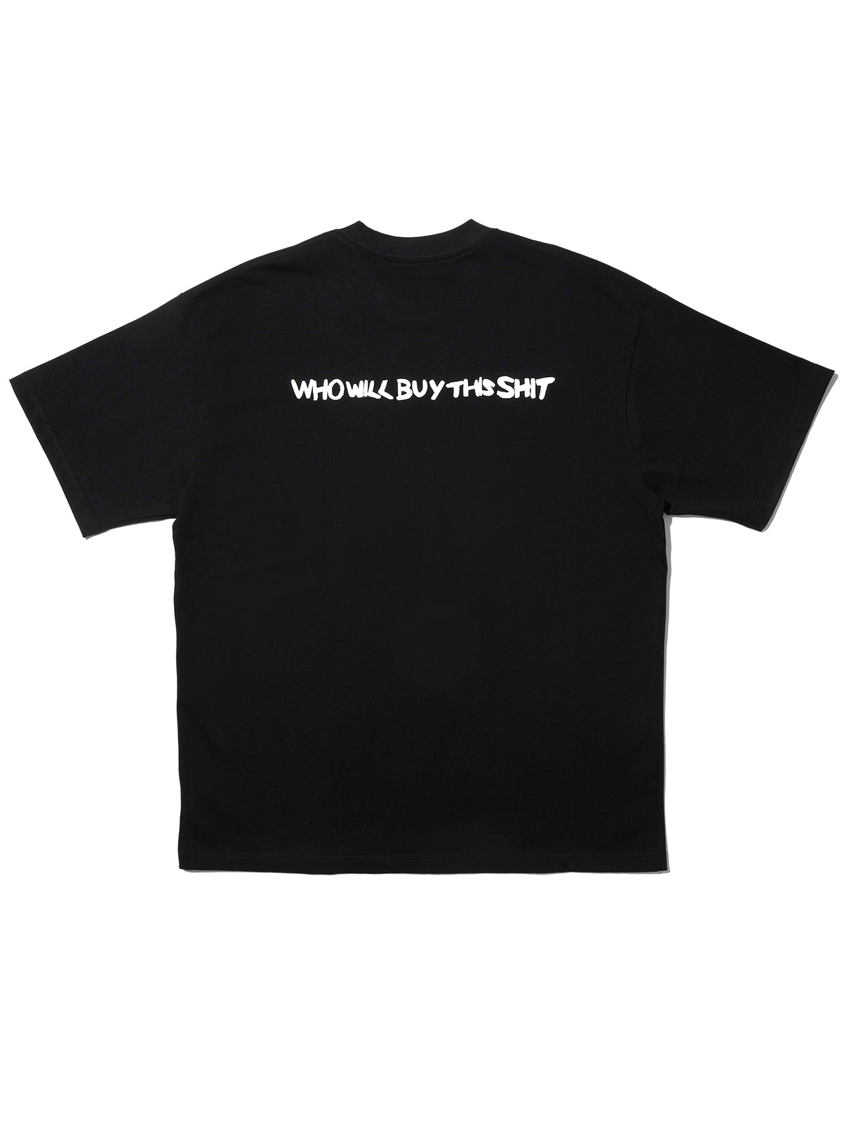 WHO WILL BUY THIS SHIT "FOWLER DON'T GIVE A SHIT" Graphic Tee / Black