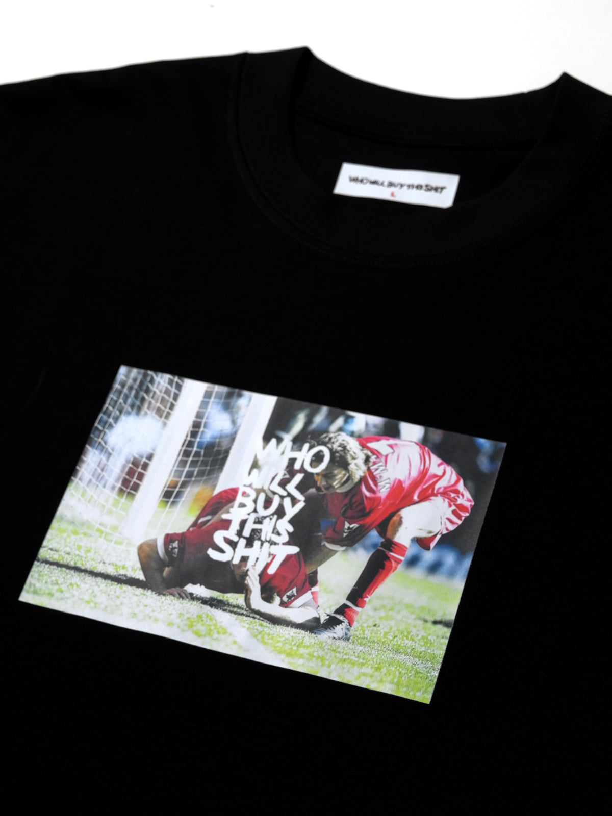 WHO WILL BUY THIS SHIT "FOWLER DON'T GIVE A SHIT" Graphic Tee / Black