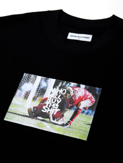 WHO WILL BUY THIS SHIT "FOWLER DON'T GIVE A SHIT" Graphic Tee / Black