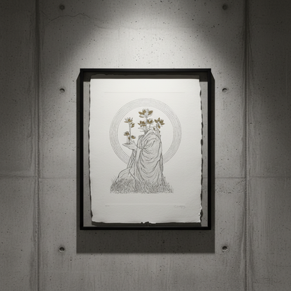 Kristopher Ho. Etching Print ‘The Peace III’, 2023 / GOLD