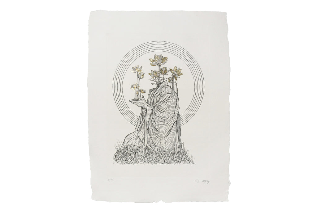 Kristopher Ho. Etching Print ‘The Peace III’, 2023 / GOLD
