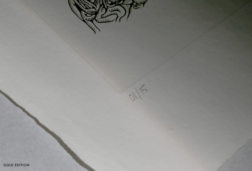 Kristopher Ho. Etching Print ‘The Peace III’, 2023 / GOLD