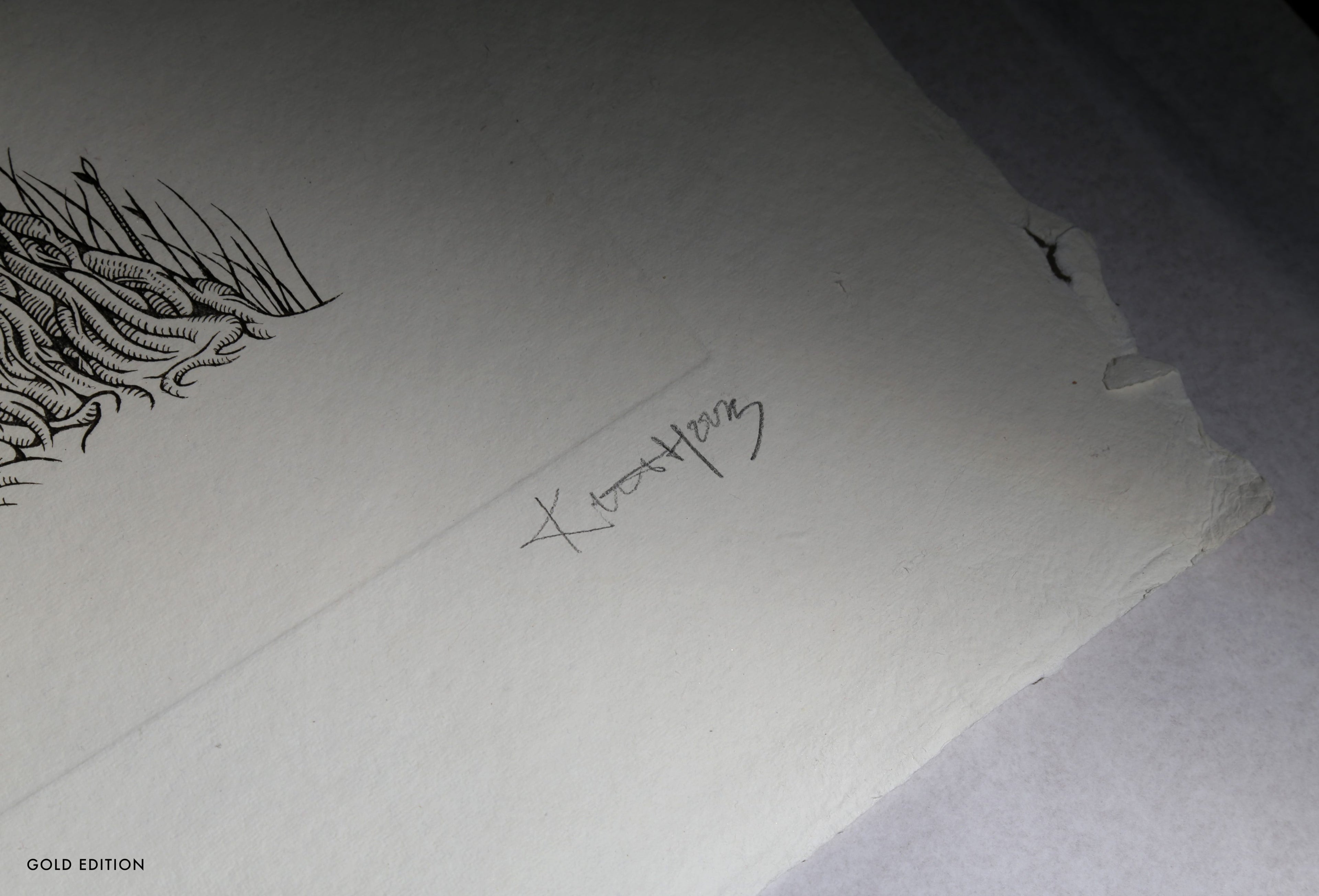 Kristopher Ho. Etching Print ‘The Peace III’, 2023 / GOLD