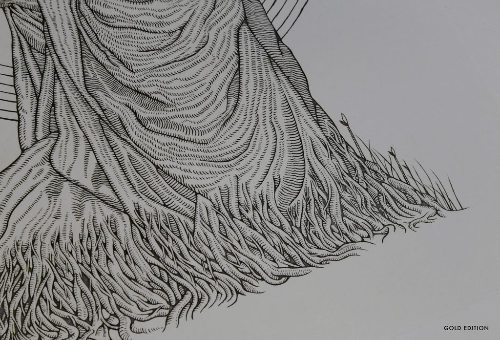 Kristopher Ho. Etching Print ‘The Peace III’, 2023 / GOLD