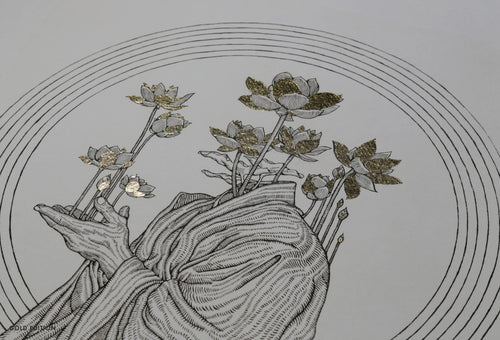 Kristopher Ho. Etching Print ‘The Peace III’, 2023 / GOLD