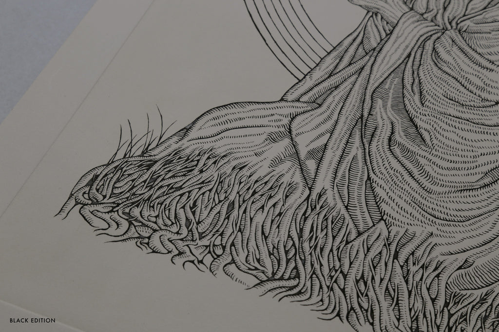 Kristopher Ho. Etching Print ‘The Peace III’, 2023 / BLACK