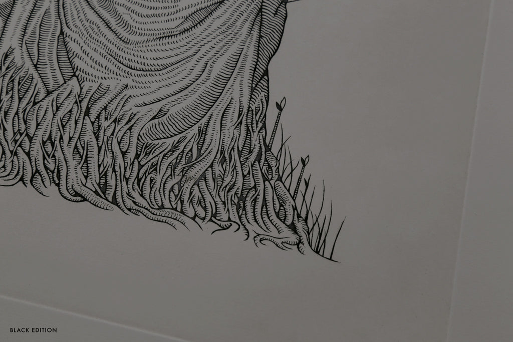 Kristopher Ho. Etching Print ‘The Peace III’, 2023 / BLACK