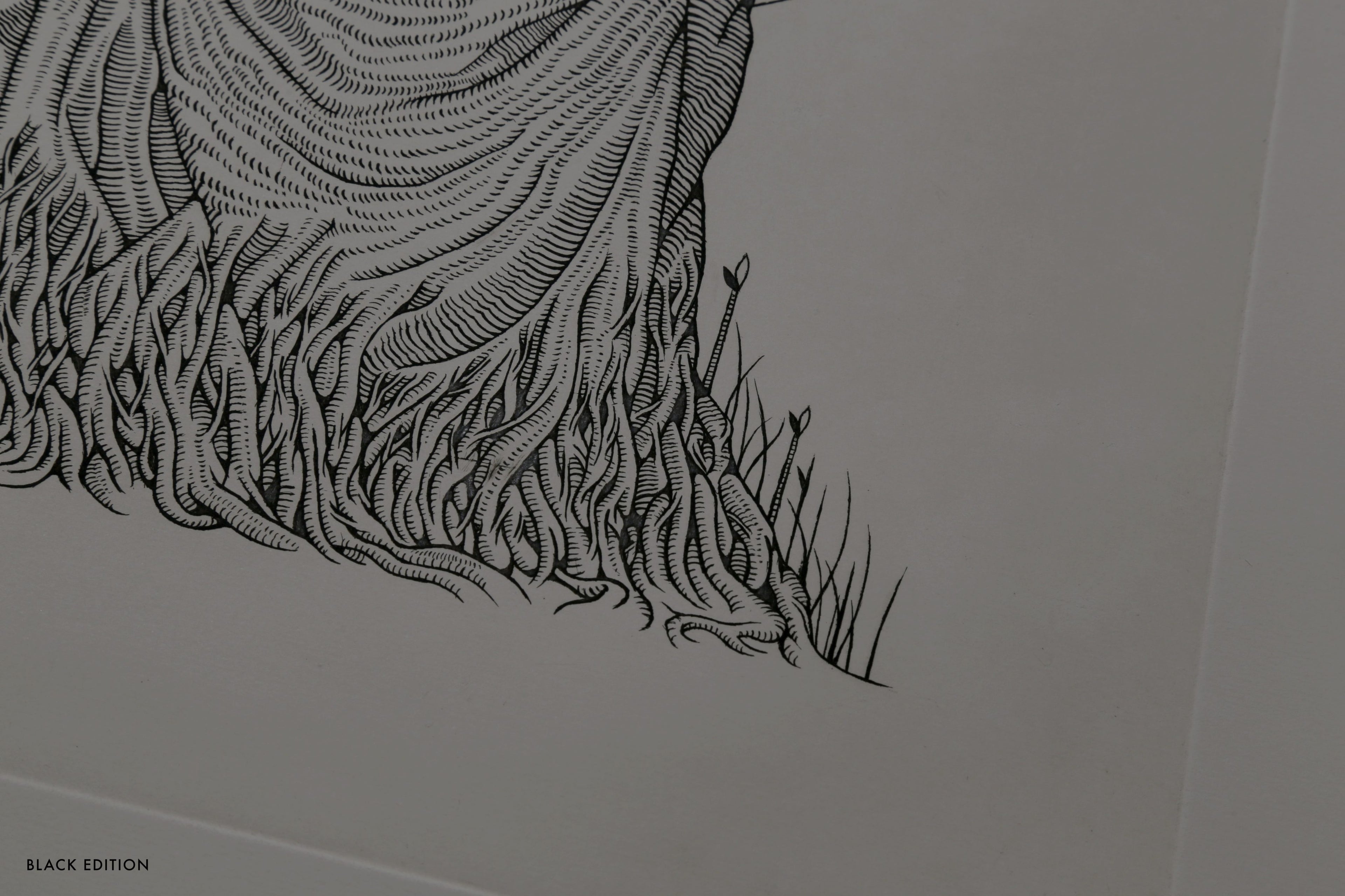 Kristopher Ho. Etching Print ‘The Peace III’, 2023 / BLACK