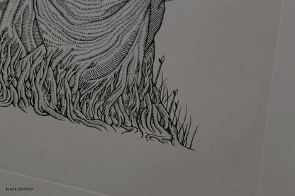 Kristopher Ho. Etching Print ‘The Peace III’, 2023 / BLACK