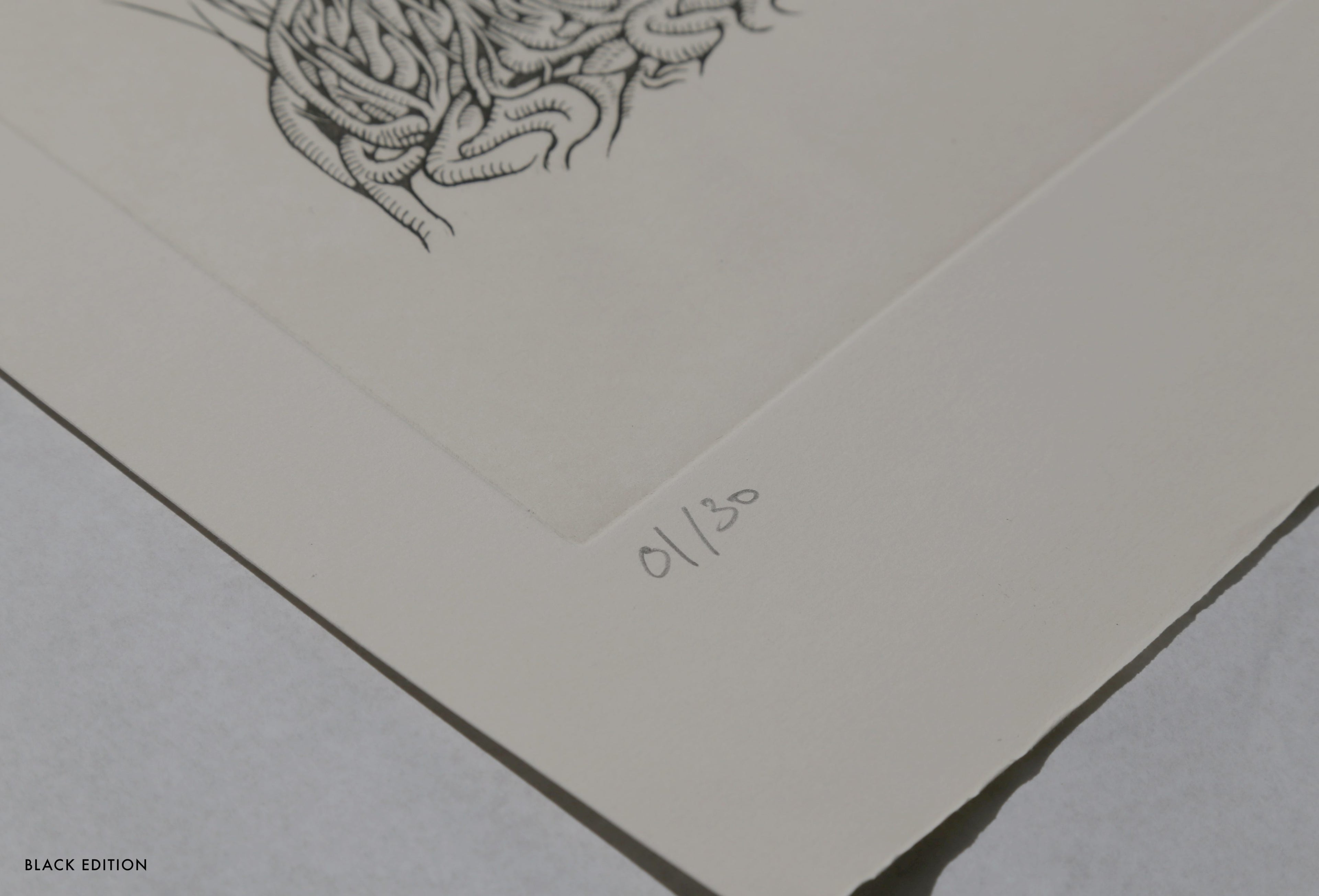 Kristopher Ho. Etching Print ‘The Peace III’, 2023 / BLACK