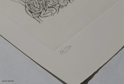 Kristopher Ho. Etching Print ‘The Peace III’, 2023 / BLACK