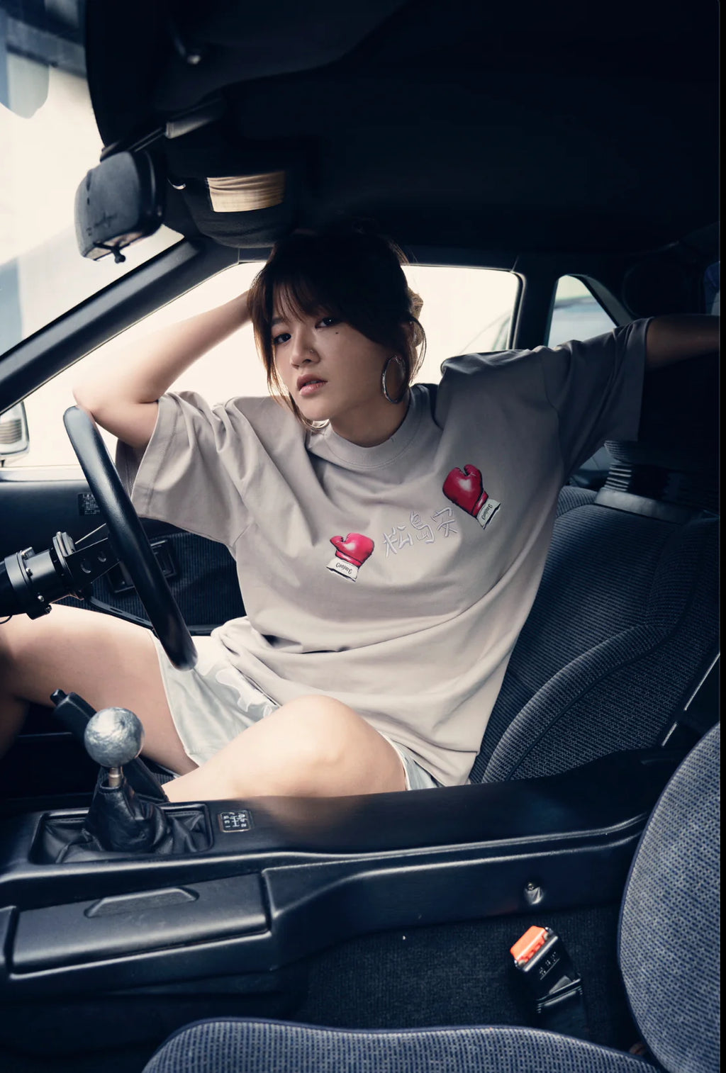 松島安 x Conjure Tee / Beige