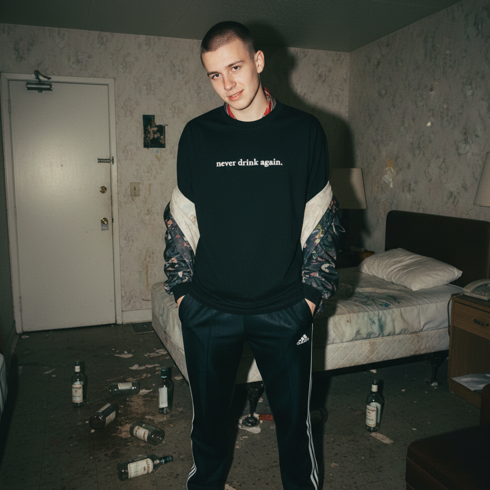 NEVER DRINK AGAIN TEE