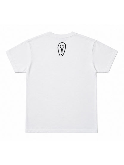 Matsushimaon 松島安 Logo Graphic Tee / White