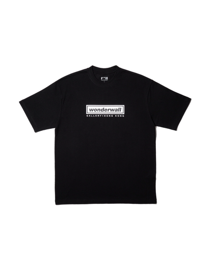 WONDERWALL Gallery Logo Graphic Tee / Black