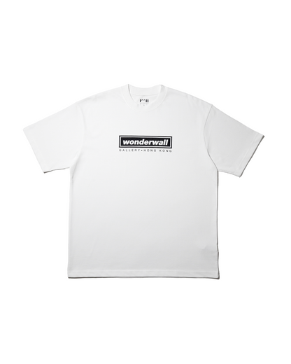 WONDERWALL Gallery Logo Graphic Tee / White