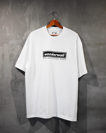 WONDERWALL Gallery Logo Graphic Tee / White