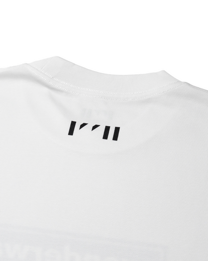WONDERWALL Gallery Logo Graphic Tee / White
