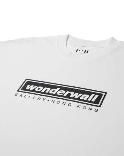 WONDERWALL Gallery Logo Graphic Tee / White