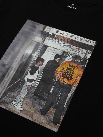 WHO WILL BUY THIS SHIT “YE IN DA CHUNGKING” Graphic Tee / Black